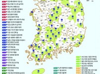 6-1.(분포도)국가 산림문화자산 어디까지 가봤니.jpg width: 100%; height : 150px