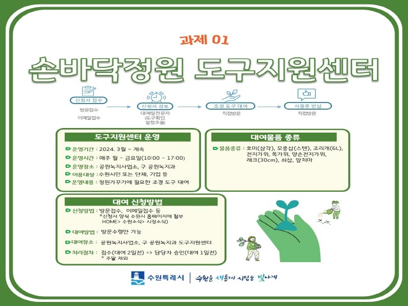 4. 수원시, “정원 가꾸기 도구를 빌려드립니다”.jpg