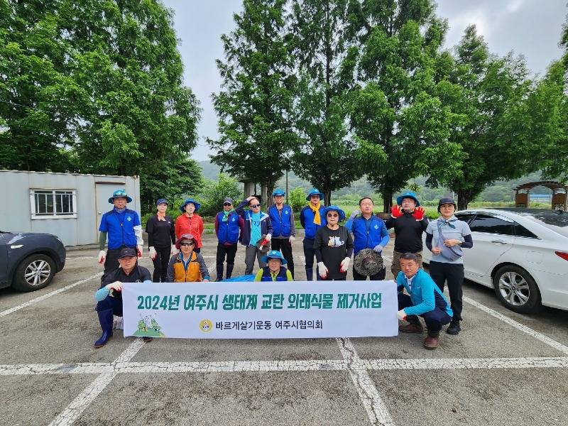 02-여주시 시민과 함께 생태계교란 식물 가시박 제거 착수-바르게살기운동 여주시협의회(사진1).jpg