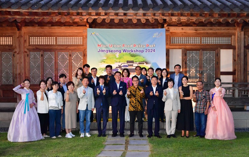 장성군이 27~28일 ‘밀라노도시먹거리정책협약 도시 초청 워크숍’을 가졌다.JPG