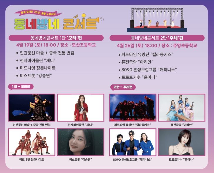사상구‘2025년 동네방네 콘서트’