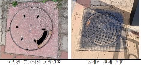 순천시, 시민 안전 위해 노후 맨홀 정비에 나서