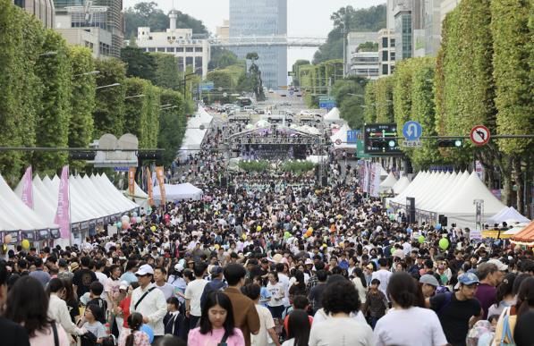 9월 27일~28 반포대로에서 펼쳐진 ‘서리풀뮤직페스티벌’ 전경