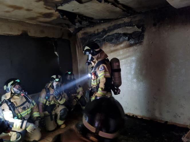 광주광역시소방, 신규소방관 대상 실물화재 진압훈련