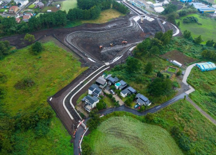 와흘·대흘 우수저류지 설치 현장