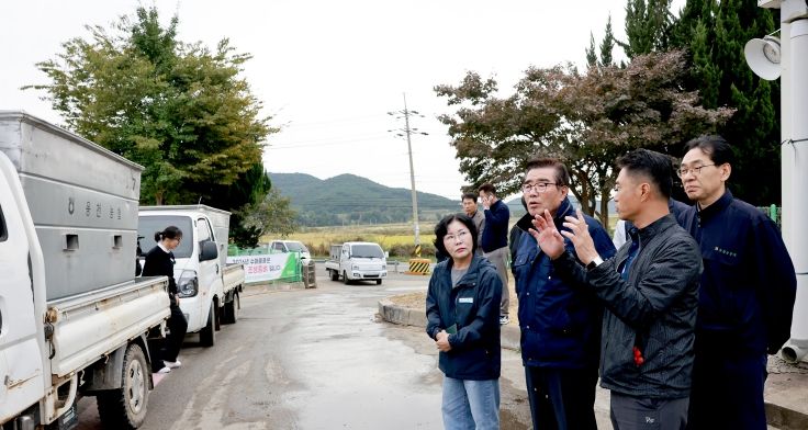 벼 수확기 농가 현장 방문