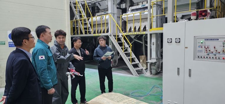 합천군, 공공비축미 산물벼 수매 현장 및 수매시설 안전점검 실시