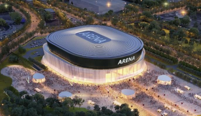 K-컬처밸리 아레나 야경조감도