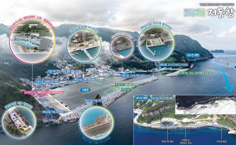 울릉 저동항 어촌신활력증진사업, 해양수산부 공모 최종 선정