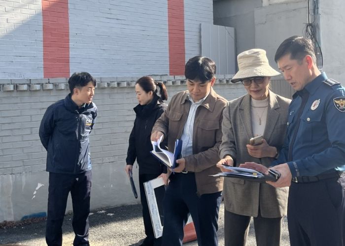 광주자치경찰위, 대학가 범죄예방사업 현장점검