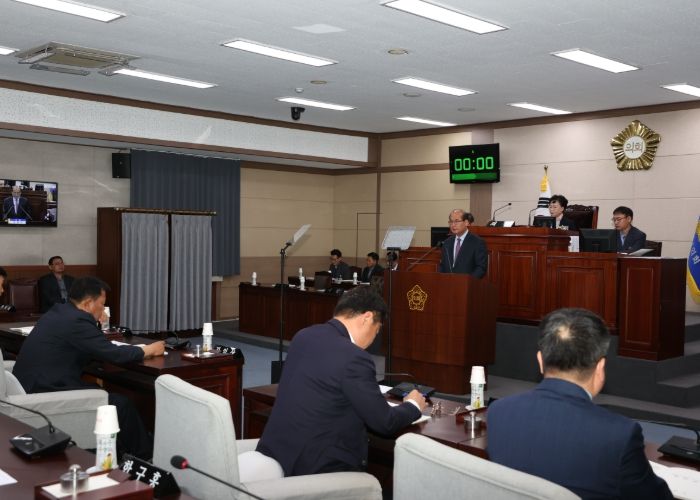 제236회 상주시의회 정례회 시정연설