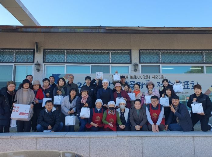 강원특별자치도 무형유산 강릉갈골과줄 보유자 최봉석, 2025년 공개행사