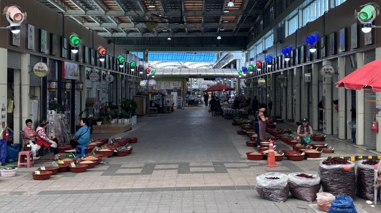 화순고인돌전통시장 전경