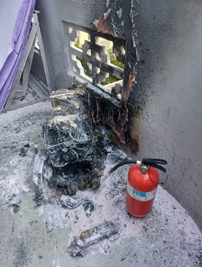 2025년 11월 30일, 목포소방서 주택용 소방시설 사용으로 인한 초기 화재진압