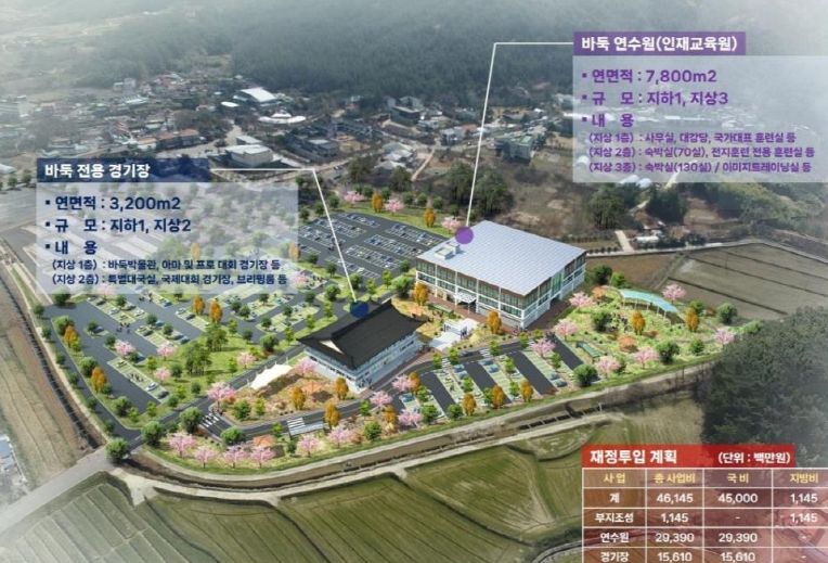 영암군 국제 바둑연수원 이미지 예시