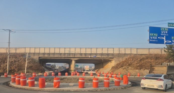 공사 현장 모습