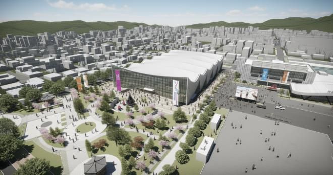 제천 종합실내체육센터 조감도