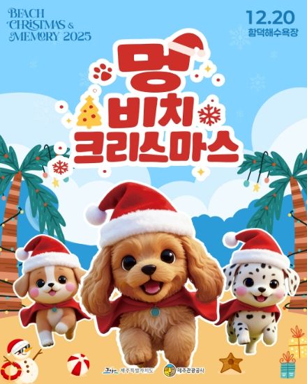 반려견과 함께하는 비치크리스마스