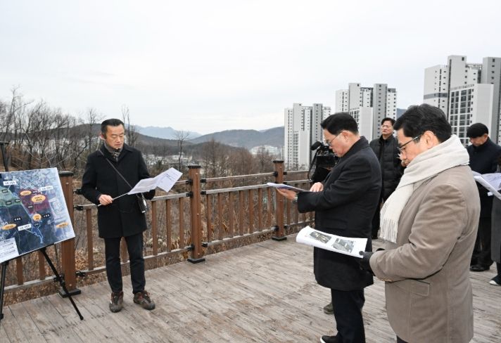 양주시, 덕계동 도시숲 활성화 방안 모색…현장간부회의 열고 적극 검토