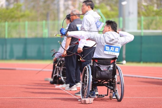 25년 장애인도민체육대회 궁도 대회