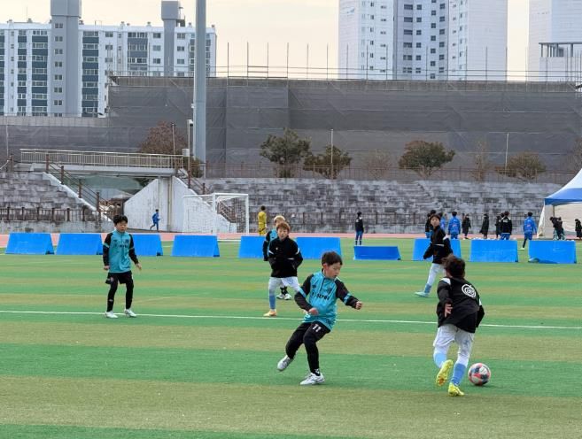 스포츠산업단 축구 전지훈련