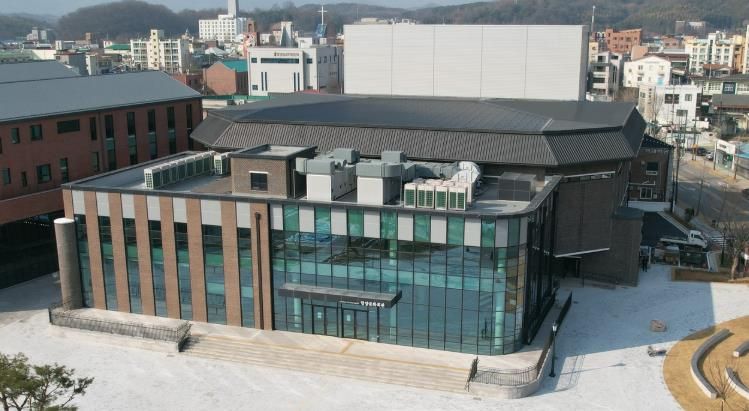 담양문화회관 전경_담양군문화재단 사무실