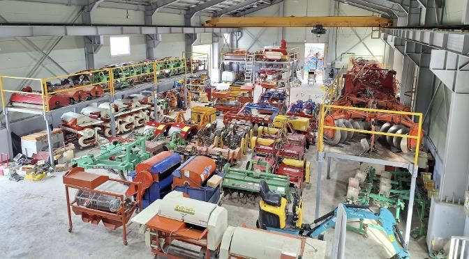 서산시 농업기계 임대사업소에서 보유 중인 농업기계 모습