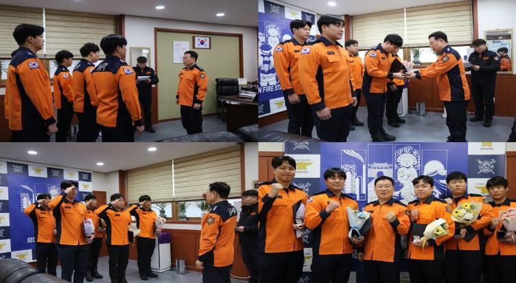 현장의 판단이 생명을 바꿨다...서산소방서, 브레인ㆍ트라우마세이버 수여