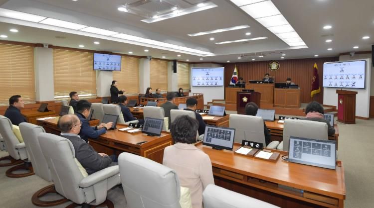 논산시의회, 제269회 긴급 임시회 개회