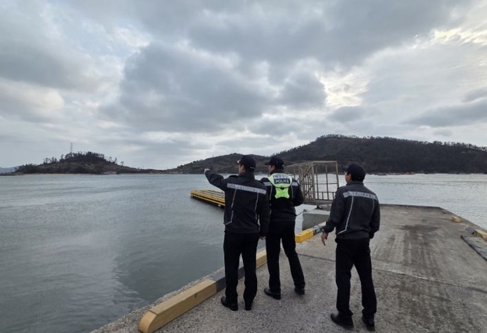완도해경, 동절기 및 김 수확철 맞아 연안해역 현장 점검 실시