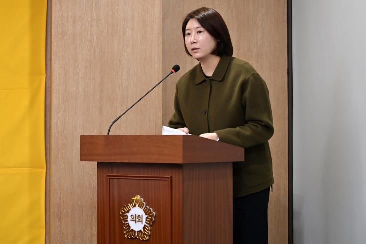 광주광역시 서구의회 김형미 의원, 주민의 안전한 생활환경 지원을 위한 공사장 관리 조례 제정