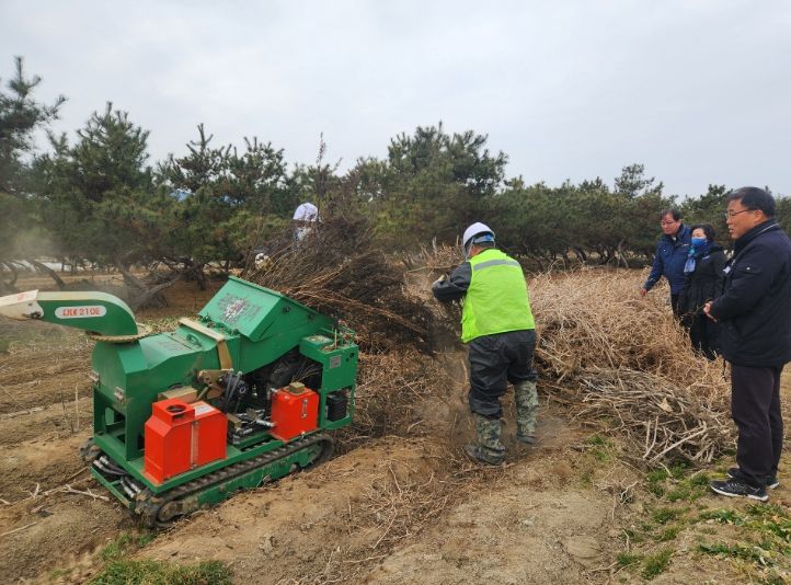 곡성군 영농부산물 파쇄지원단