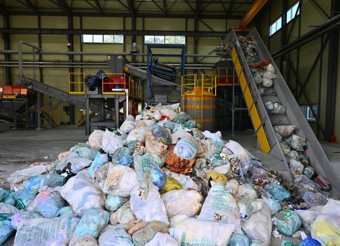 폐비닐 전문 선별시설 2월 중순 본격 가동