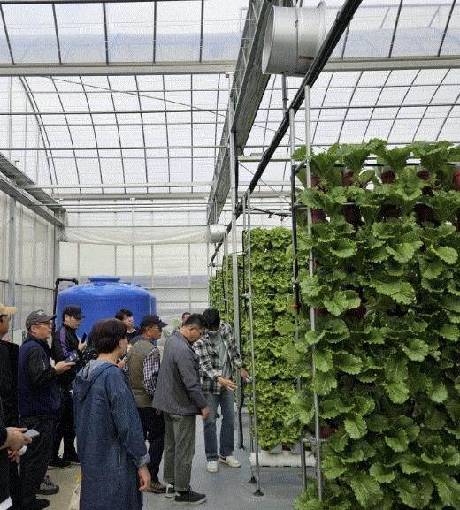 스마트팜 경영실습장 실습 사진