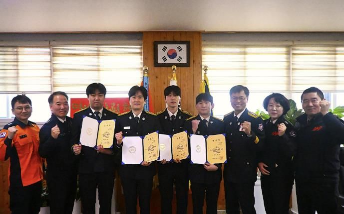 해남소방서, 승진자 임용장 수여...책임과 사명 다짐