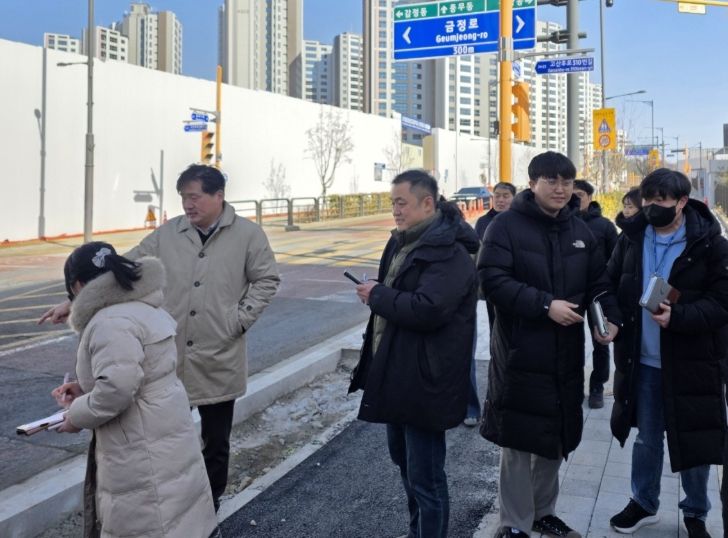 신설학교 통학로 관계기관 합동 점검