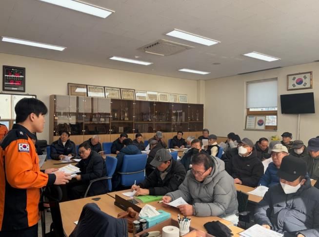 서산소방서, 시니어119안전센터 참여자 대상 전문 교육 실시