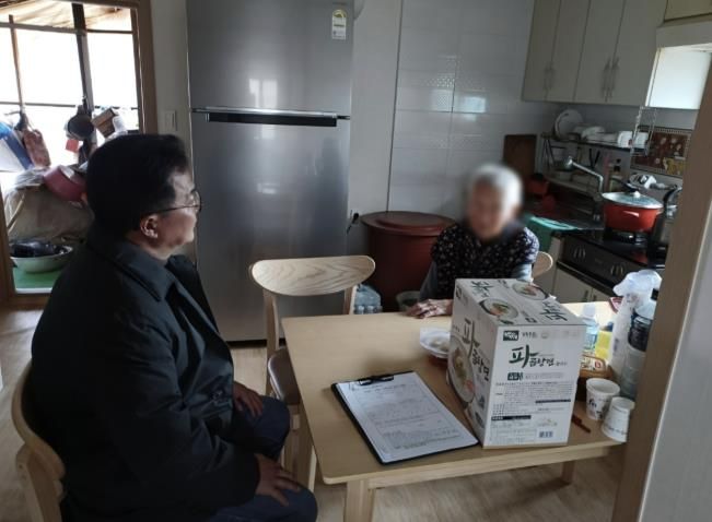 홍성군 홍동면, 96세 어르신 안부살펴