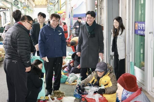 장보기 사진 및 환경정화 활동 사진