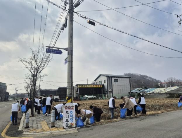 동두천시 상패동 사회단체, 설맞이 환경정화 활동 전개