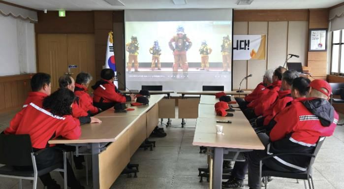 서천군 판교면, 봄철 산불유급감시원 안전보건교육 실시