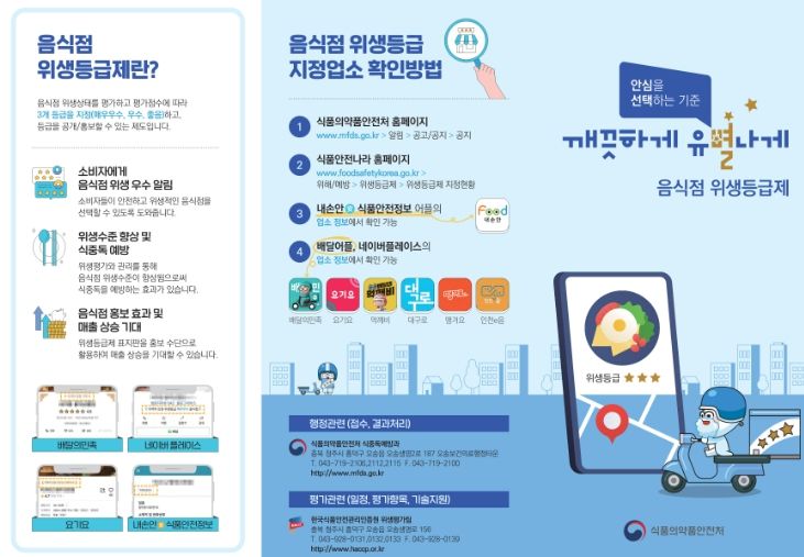 음식점 위생등급제 맞춤형 컨설팅 지원사업 추진