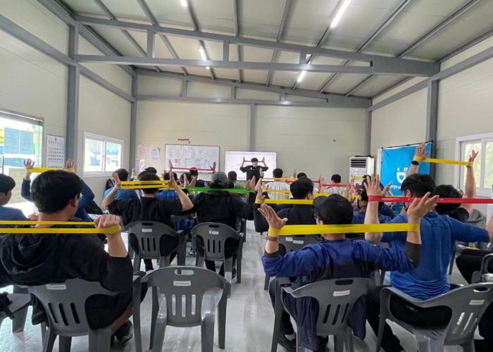 광주북구시설관리공단, 환경직 근로자 상해 예방 체력 증진 프로그램 운영