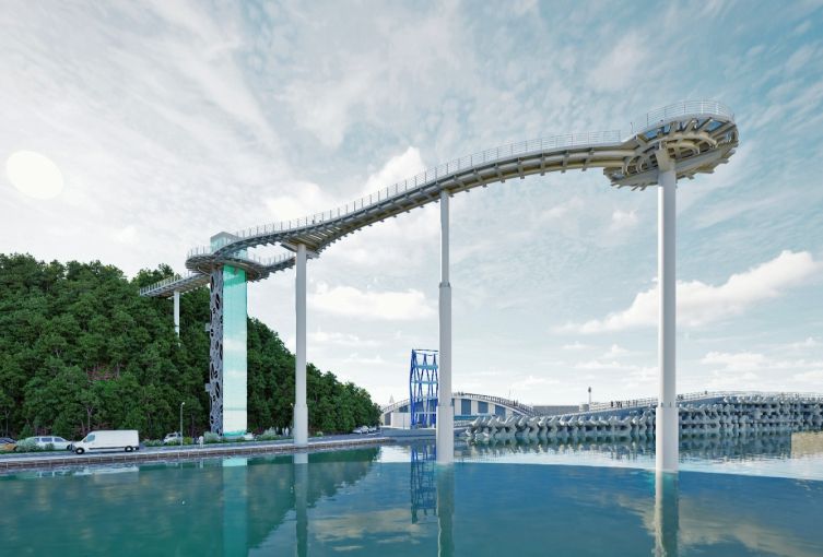 강릉시,‘안목 죽도봉 스카이밸리 조성사업 착공식’ 조감도