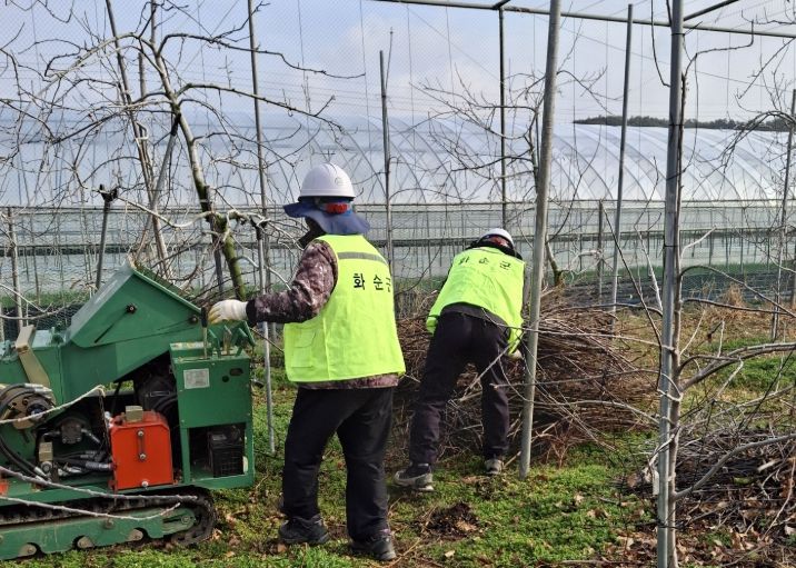 상반기 영농부산물 안전 처리 지원사업 추진 모습