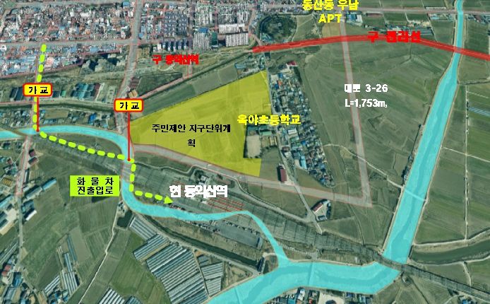 민원지역 현황 도면