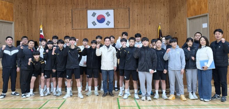 증평군체육회, 충북소년체육대회 증평군선수단 격려