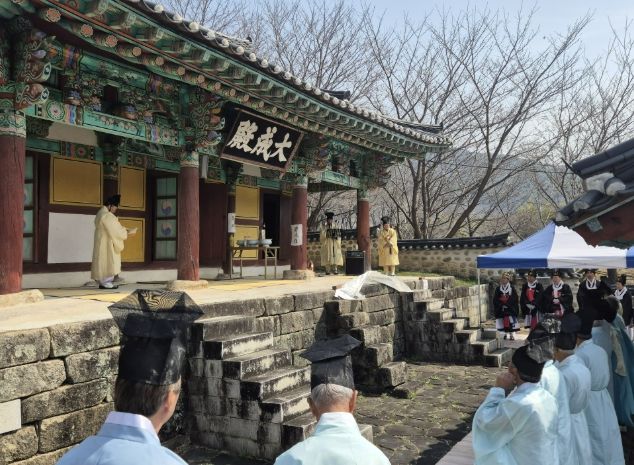 산청·단성향교, 춘기 석전대제 봉행