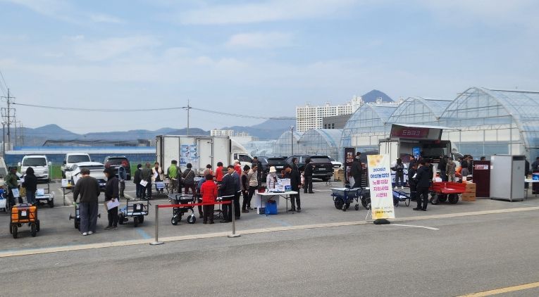 여성농업인 노동경감 지원사업 시연회