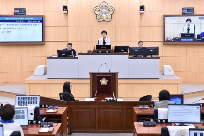 여수시의회, 제254회 임시회 폐회